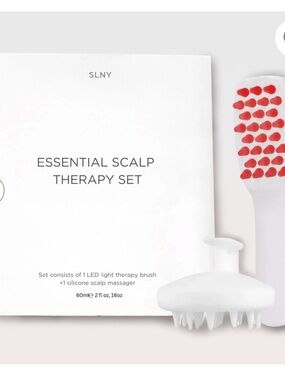 SLNY Essential Scalp Therapy, Led Hair Growth Brush, NIB